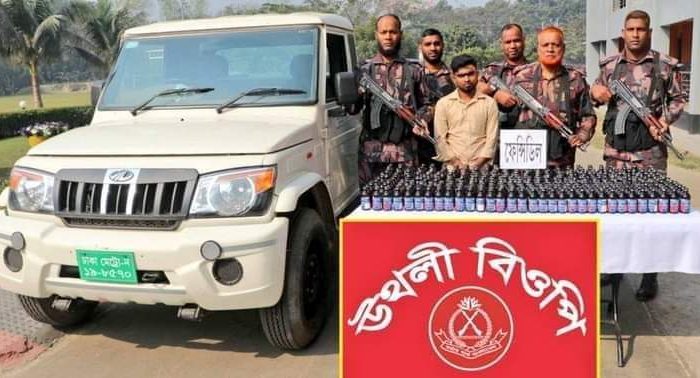 জীবননগরের উথলীতে ৩৩৯ বোতল ফেন্সিডিল উদ্ধার, গ্রেফতার ১