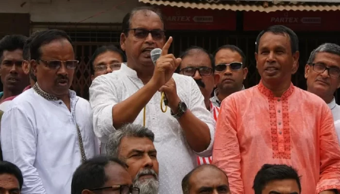 সরকারের ব্যর্থতার কারণে বিভিন্ন ভবনে বিস্ফোরণ, ঝিনাইদহে শামসুজ্জামান দুদু