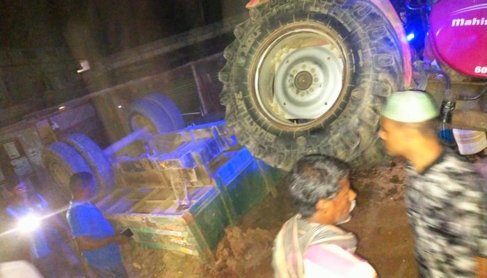 চুয়াডাঙ্গায় ট্রাক্টর—মোটরসাইকেলের সংঘর্ষ যুবকের মৃত্যু