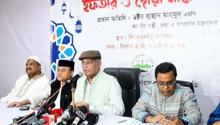 বিএনপি মহাসচিবের বক্তব্য দায়িত্বহীন, বিএনপিই আগুন নিয়ে খেলে : তথ্যমন্ত্রী