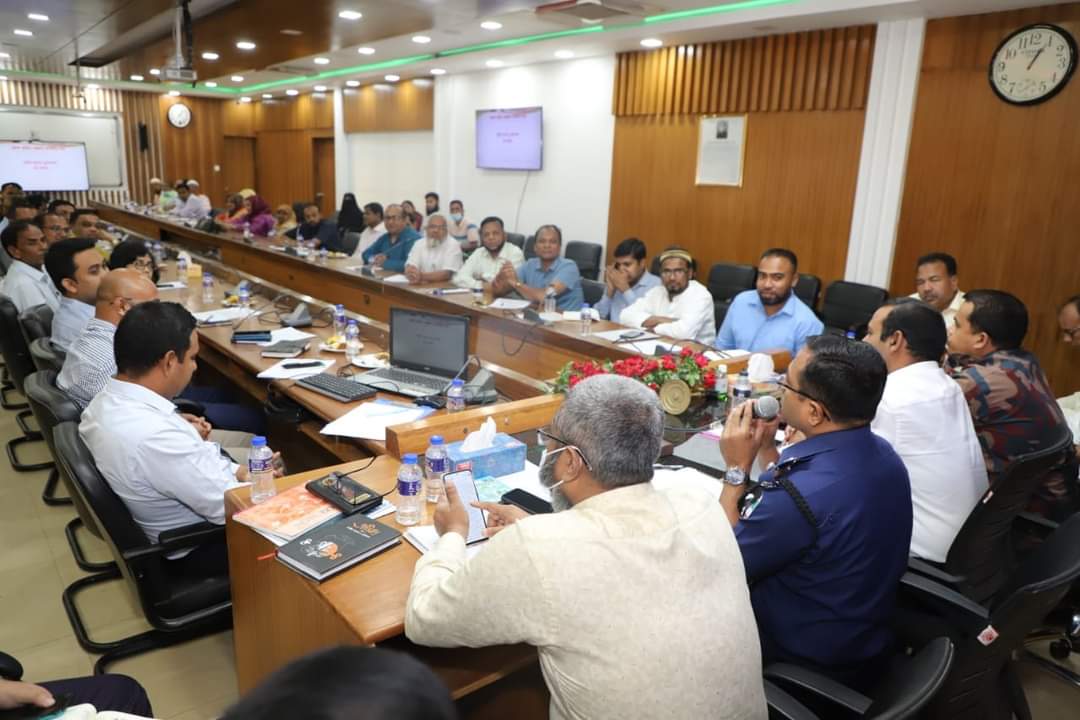 চুয়াডাঙ্গা জেলার আইন-শৃঙ্খলা কমিটির মাসিক সভা অনুষ্ঠিত