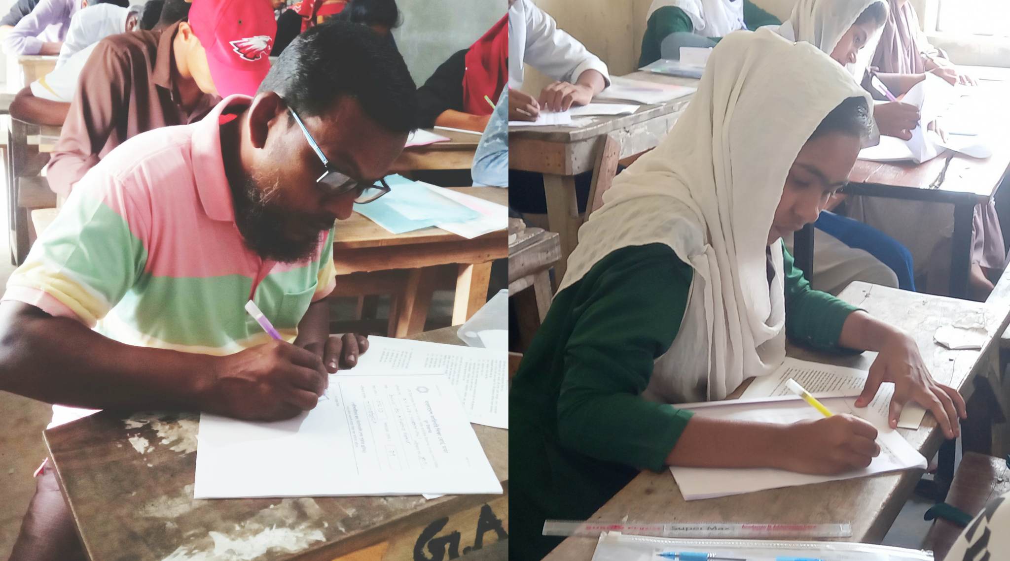 লালপুরে বাবা-মেয়ে একসঙ্গে এসএসসি পরীক্ষার্থী