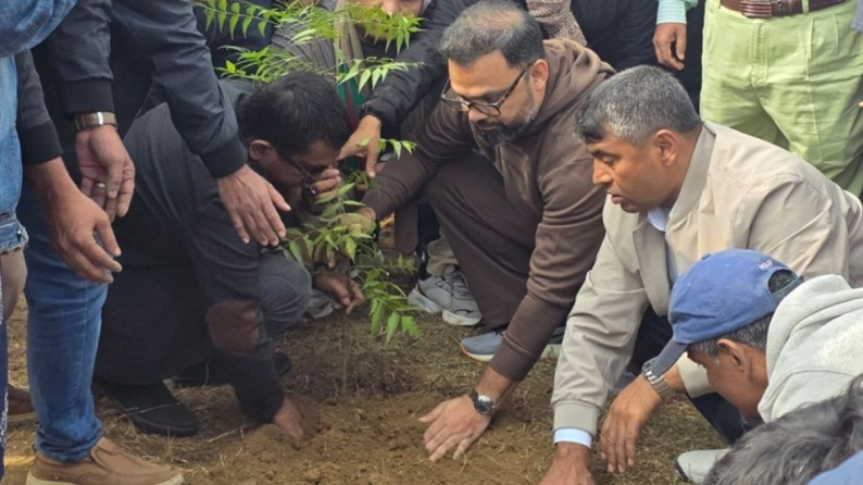 তিনশ ফিটে ক্ষতিগ্রস্ত বৃক্ষের জায়গায় বিএনপির নতুন বৃক্ষরোপণ