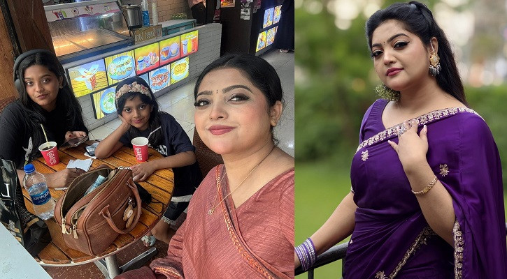 ‘পাহাড় সমান বোঝা নেমে গেছে’, দুই মেয়েকে কাছে পেয়ে আবেগাপ্লুত সালমা