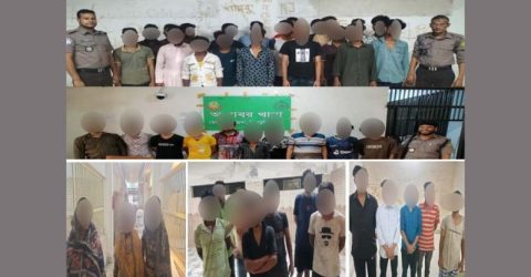 ডিএমপির তেজগাঁও বিভাগের বিশেষ অভিযান: ২৪ ঘণ্টায় গ্রেফতার ৬৪