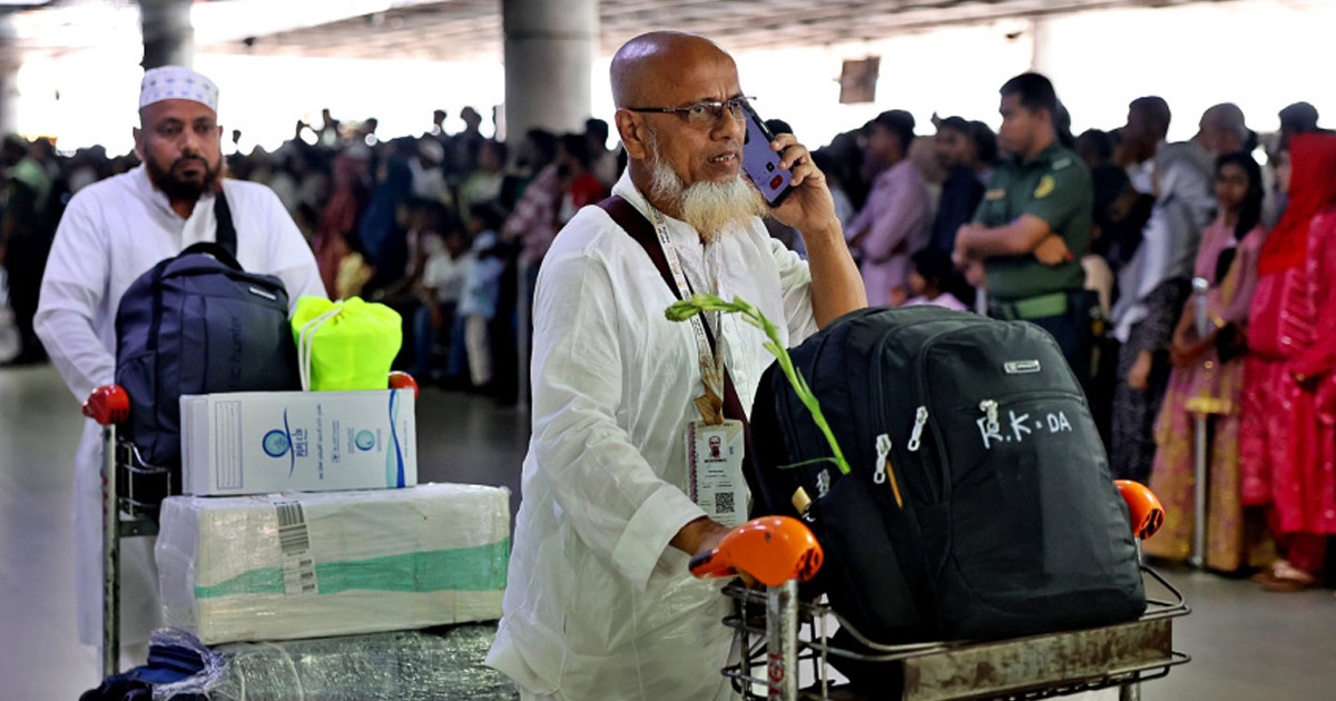 ১৩১টি ফ্লাইটে দেশে ফিরলেন প্রায় ৫৭ হাজার হাজি