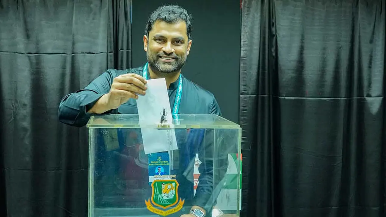 বিনা প্রতিদ্বন্দ্বিতায় বিসিবির নতুন সভাপতি তামিম ইকবাল