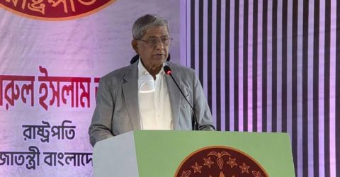 গণতন্ত্রকে রক্ষা করাটাই এখন সবচেয়ে বড় কাজ : রাষ্ট্রপতি