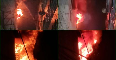 চকবাজারে মার্কেটে ভয়াবহ আগুন, ছড়িয়ে পড়েছে পাশের ভবনেও