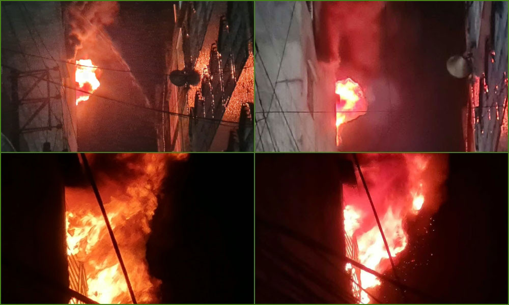 চকবাজারে মার্কেটে ভয়াবহ আগুন, ছড়িয়ে পড়েছে পাশের ভবনেও