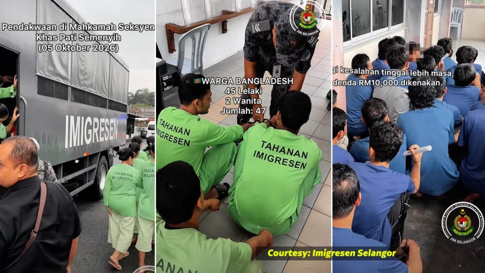 মালয়েশিয়ায় বাংলাদেশিসহ ১৩১ জনের তিন মাসের কারাদণ্ড