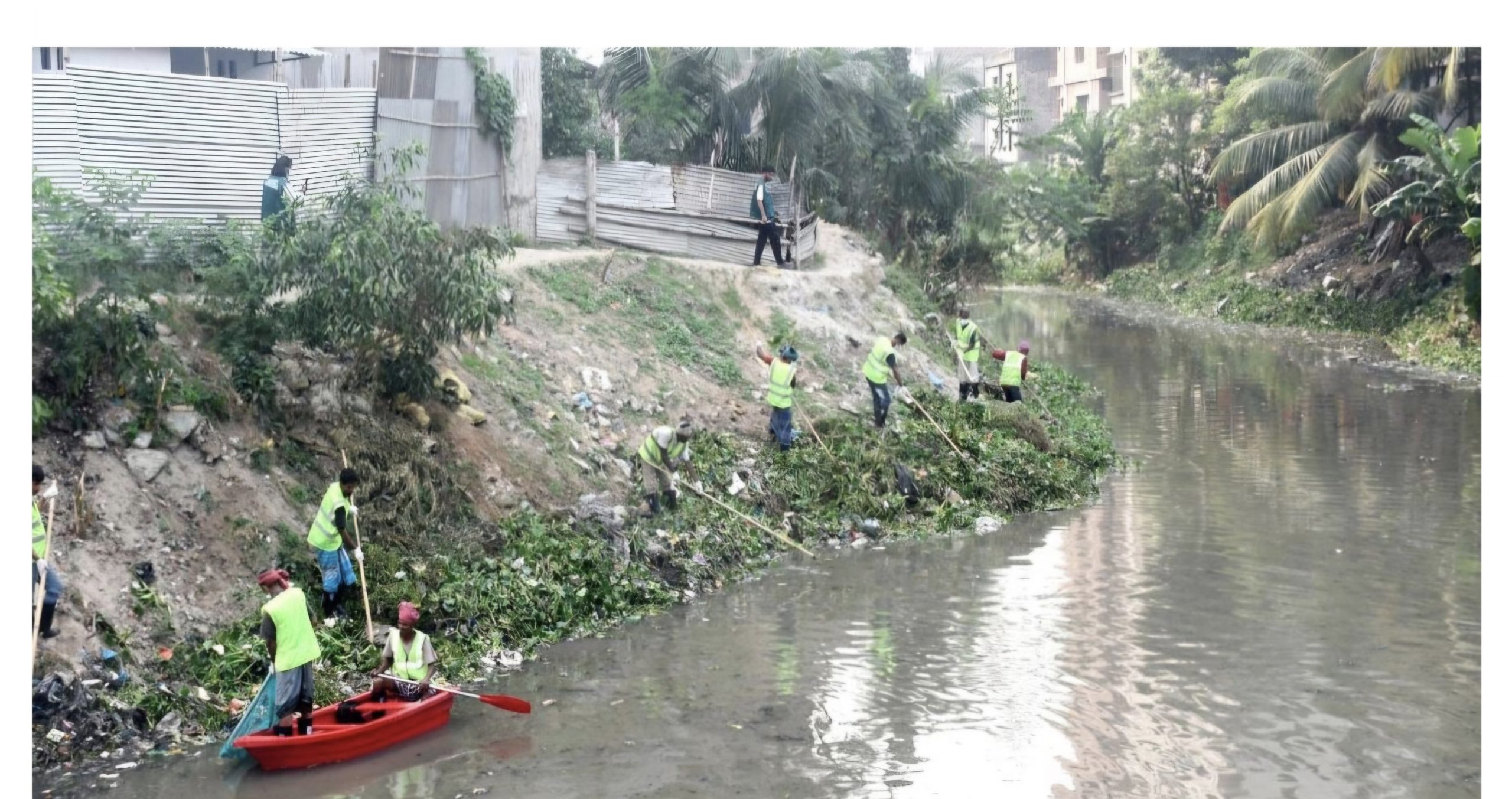 বসিলার খাল ফিরবে পুরোনো রূপে, মাঠে ৪০০ স্বেচ্ছাসেবক